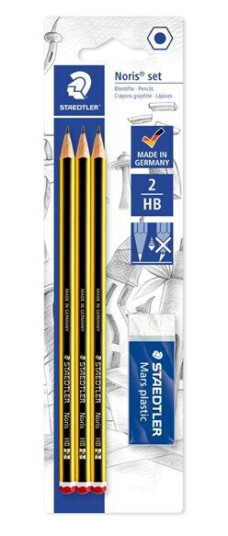 Staedtler Pencil Noris + eraser bc 100% PEFC Staedtler Pencil Noris + eraser bc 100% PEFC