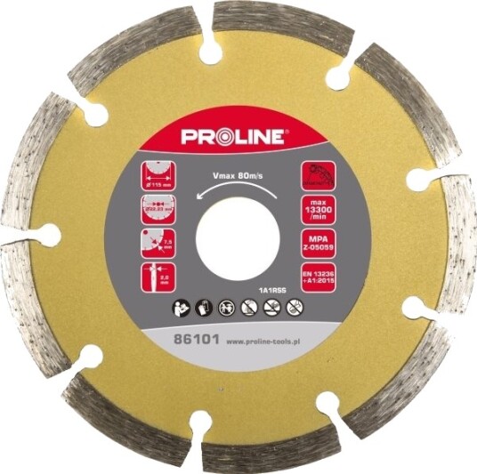 Proline Diamantbladsegment 125X2,2X7,5X22,23 (86102)