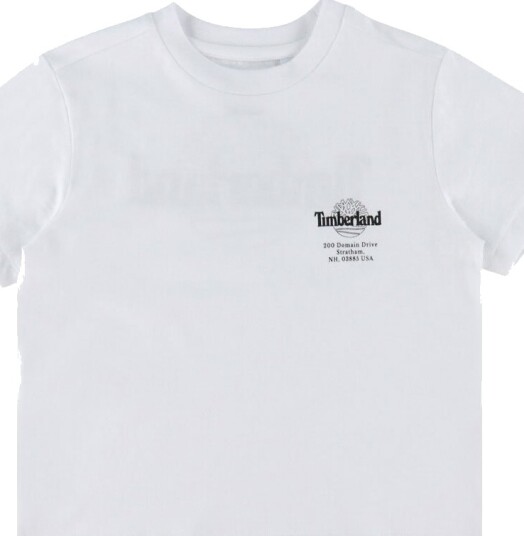 Timberland T skjorte Hvit m. Logo Timberland 8 år 128 T skjorte Timberland T skjorte Hvit m. Logo Timberland 8 år 128 T skjorte