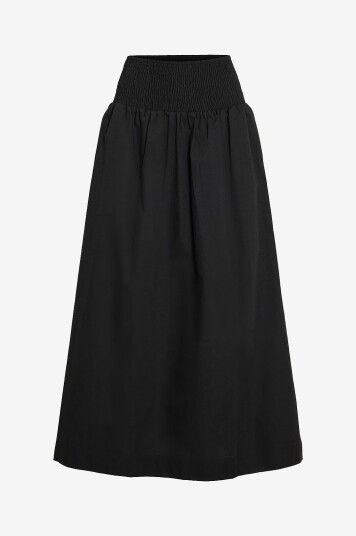 Vila Maxi skjørt viMia HW Maxi Skirt Svart