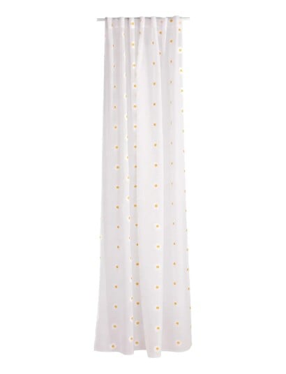 Noble House Curtain Daisy White 145X250CM