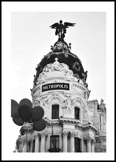 Metropolis Madrid Plakat Plakat / 100x150cm