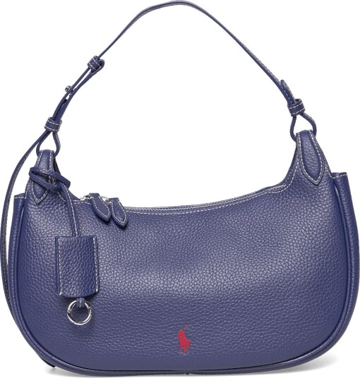 Polo Ralph Lauren Polo Play Leather Shoulder Bag   INK   One Size