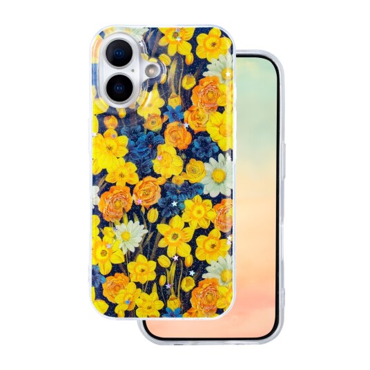 TFO Glow Glam Deksel for iPhone 17 Oransje