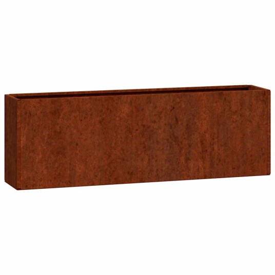 vidaXL Vegghengte plantekasser 2 stk rust 53x10x17 cm cortenstål vidaXL Vegghengte plantekasser 2 stk rust 53x10x17 cm cortenstål