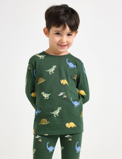 Lindex 2 Pack Long Sleeved Tops Khaki green 122