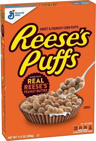 Reese’s Puffs frokostblanding 326g USA Import