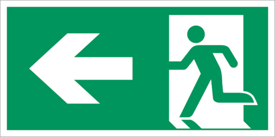 Jo Safety Nodutgang pil venstre