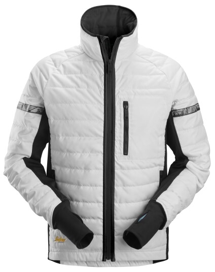 Snickers Workwear 8101 AllroundWork Jakke stretch Fôret Hvit Arbeidsjakke Snickers Workwear 8101 AllroundWork Jakke stretch Fôret Hvit Arbeidsjakke