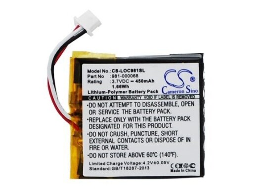 Logitech ClearChat PC batteri (450 mAh 3.7 V) Logitech ClearChat PC batteri (450 mAh 3.7 V)