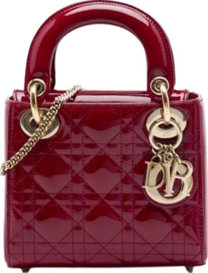 Dior Vintage Dame Pre owned Rød ONE SIZE, Dior Vintage Dame Pre owned Rød ONE SIZE,