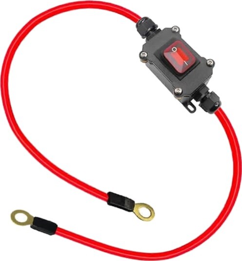 Ledningsbryter Inline DPST 12-24v 25a IP67 På/Av