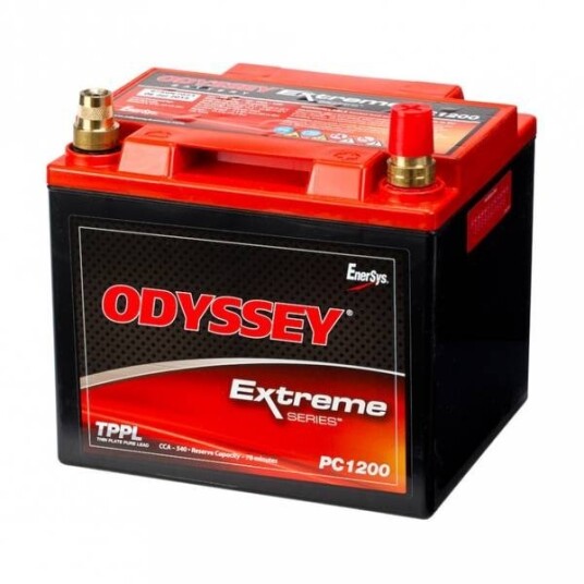 ODYSSEY PC1200 AGM Batteri 12V 42AH 540CCA +høyre. ODYSSEY PC1200 AGM Batteri 12V 42AH 540CCA +høyre.
