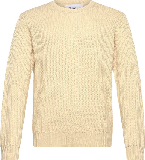 Organic Basics | Soft Knit Chunky Crewneck Sweater | L