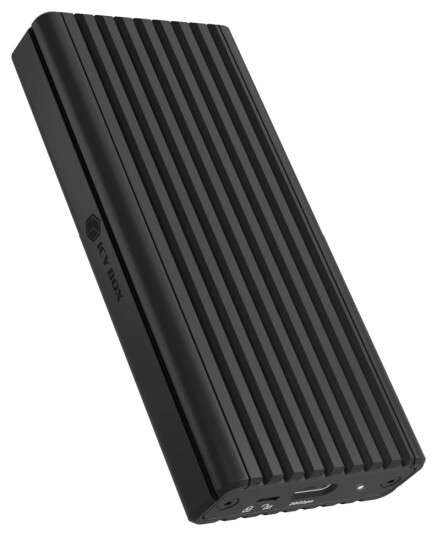 Icy Box M.2 NVMe SSD Kabinett USB 3.2 Gen 2x2 20 Gbit/s i Svart Icy Box M.2 NVMe SSD Kabinett USB 3.2 Gen 2x2 20 Gbit/s i Svart