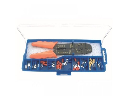 Dedra Universaltang For Pressklemmer + 60 Stk Terminaler - 1269