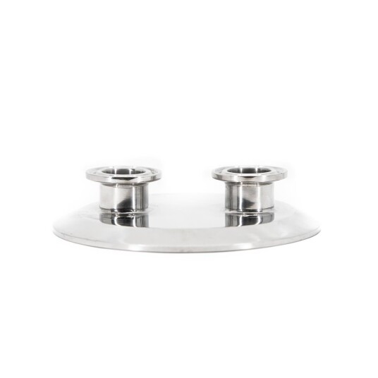 TC Adapter, 4" til 2x TC34mm Brewtools DN20 Tri-Clamp