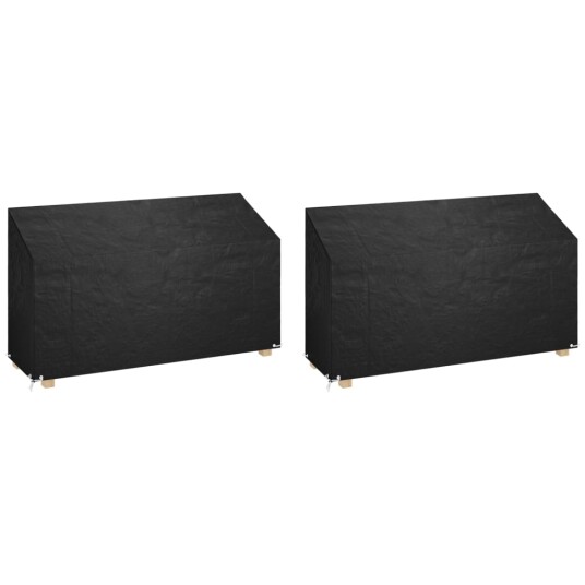 Trekk til hagebenk 2 stk 12 maljer 210x70x70/88 cm polyetylen Trekk til hagebenk 2 stk 12 maljer 210x70x70/88 cm polyetylen