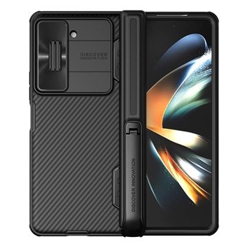 Samsung Galaxy Z Fold5 Nillkin CamShield Fold Hybrid-deksel med Stativ Svart