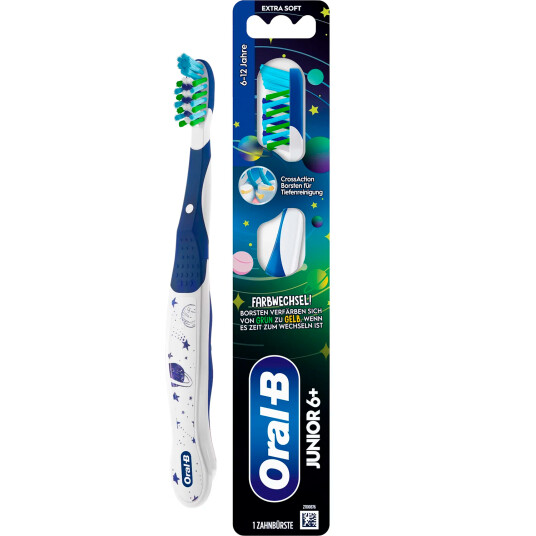 Børnetannbørste ORAL B Junior Colour Changingfra 6 år