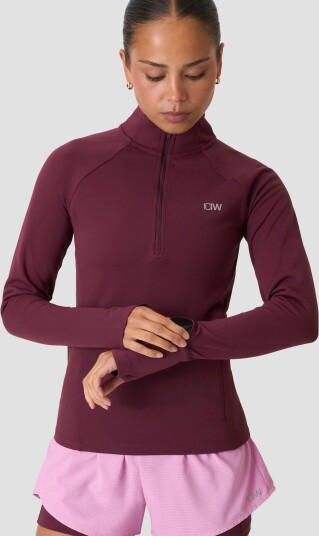ICIW Mirage Midlayer 1/2 Zip Burgunder XXL