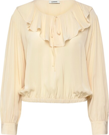 Sandro Long Sleeved Blouse   Yellow   34