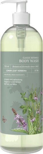 Gunry Body Wash Classic Botanica Lemon Leaf Verben 750 ml