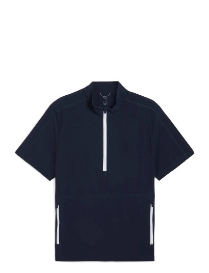 PUMA Golf Ripguard Ss Pullover Navy S