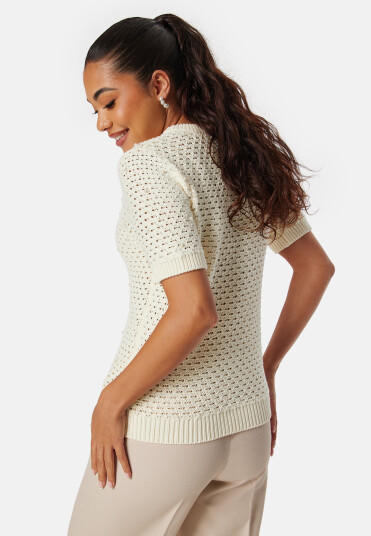 SELECTED FEMME Slfpenny SS Knit Top Birch L