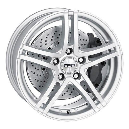 Csp 10 Silver 5x19 5x112 ET28 B66.5 Csp 10 Silver 5x19 5x112 ET28 B66.5
