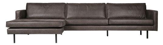 BePureHome Rodeo 3-seter Sofa m. venstrevendt sjese - Sort