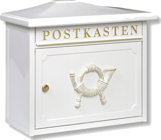 BURG-WÄCHTER Postkasse Sylt 1883 W stål hvit