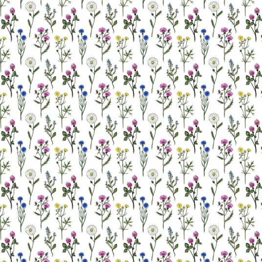Arvidssons Textil Midsommar stoff Multi