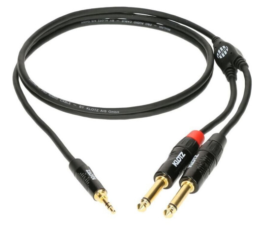 Klotz Ky5 Minilink Pro Y Cable Minijack 2 X Jack 15m