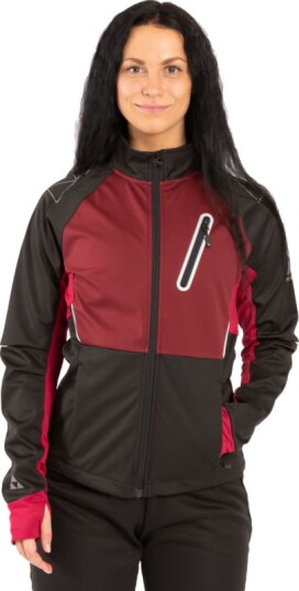 Fischer Women's ?sarna 2 Softshell Jacket S, Burgundy Fischer Women's ?sarna 2 Softshell Jacket S, Burgundy