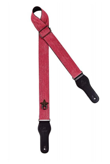 Ortega Guitars Ortega Ocs-100 Guitar Strap Highland Series, Worn Out Rosa