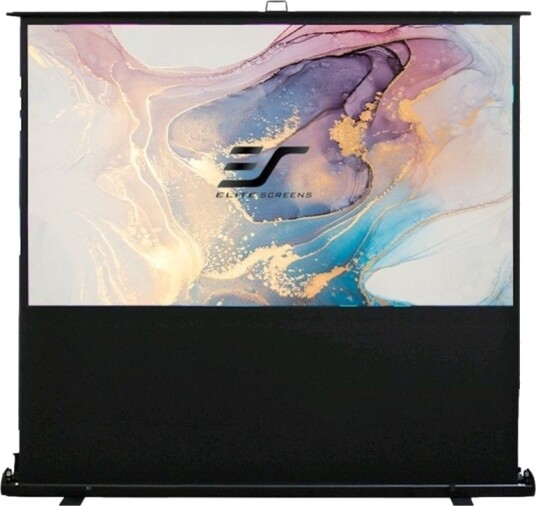 ELITE SCREENS F120NWH ez Cinema H:150CM X B:267CM 16:9 Floor Stand Telescoping Pull Up