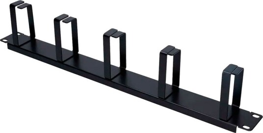Extralink Kabelorganisering 1U med 5 bæylefester 19"