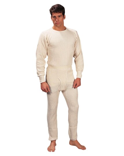 Rothco Heavyweight Thermal Undershirt Hvit Hvit