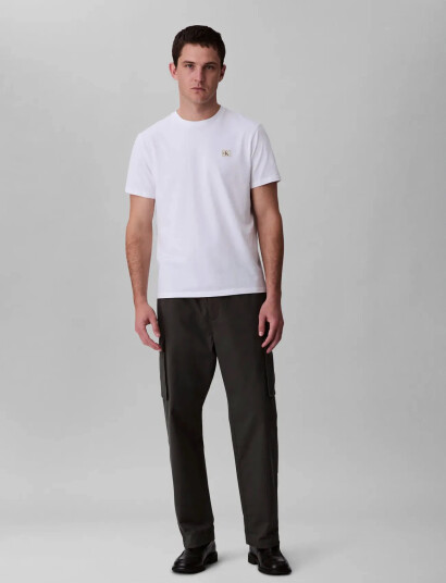 Calvin Klein Jeans Cotton Pull On Straight Cargo Pa - Khaki green - XL