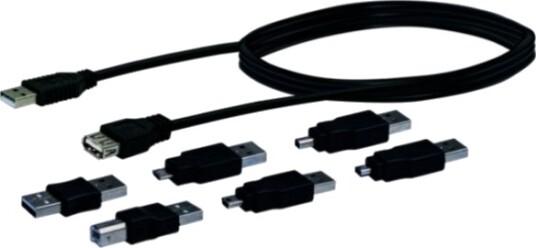 Schwaiger Causet531 Usb A Usb A Usb 2.0 480 Mbit/S Sort