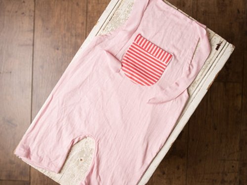 Buksedress til nyfødtfotografering - Blush rosa