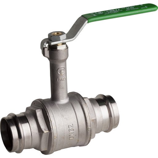 Pettinaroli 22 mm Kuleventil med Pressfittings og Lang Hals