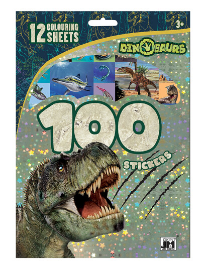 Sense Dino 100 Stickers Hologram - Multi/patterned - ONE SIZE Sense Dino 100 Stickers Hologram - Multi/patterned - ONE SIZE