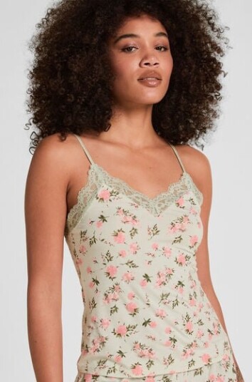 Hunkemöller Pj Cami Vis Jersey Nana Daisy Green S