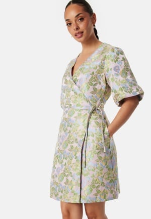 Y.A.S Yaspanja SS Wrap Dress Patterned XS Y.A.S Yaspanja SS Wrap Dress Patterned XS