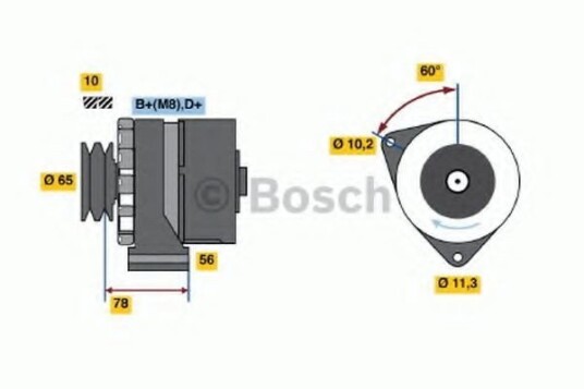 Dynamo BOSCH 0 986 034 120 Dynamo BOSCH 0 986 034 120