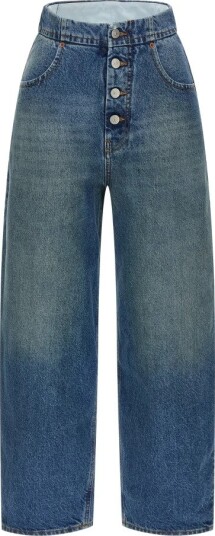 MM6 Maison Margiela Dame Jeans Blå W28,