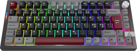 Montech Mkey PRO 75% Darkness Gamingtastatur Nordisk Svart Montech Mkey PRO 75% Darkness Gamingtastatur Nordisk Svart