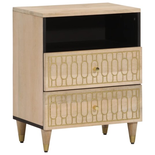 Nattbord 50x33x60 cm heltre mango 8721012108165